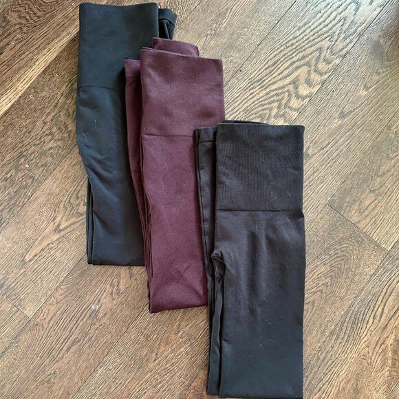 3 pair of Spanx Leggings - Size Small and Petite - Picture 1 of 4